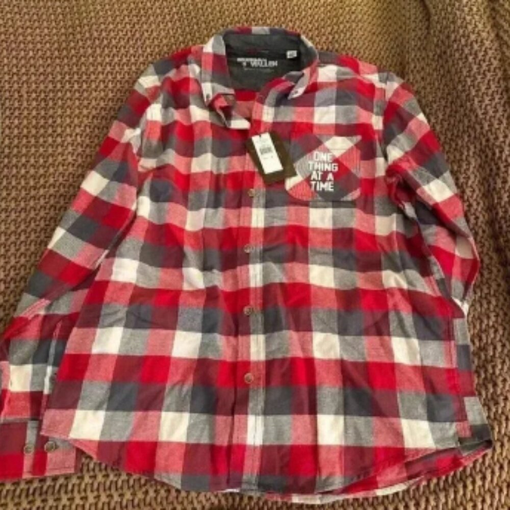 "One Thing At A Time" Morgan Wallen Flannel Shirt